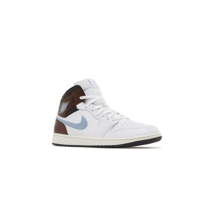 Air Jordan Retro 1 Mid SE 'Brown Blue Grey' - Image 2